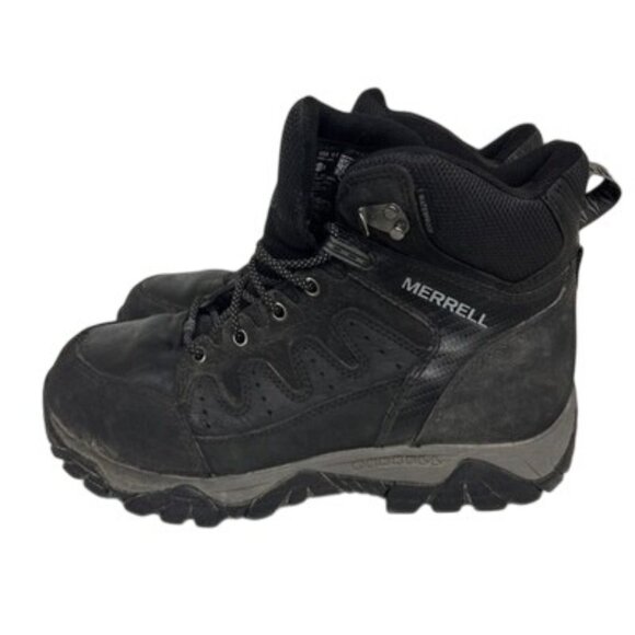 MERRELL Mens Equinox MID WATERPROOF STSP Work Boots Black 10W - Picture 4 of 8